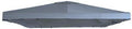 Garden Winds Universal 10' x 10' Single-Tier Replacement Gazebo Canopy – True Navy, RipLock 350 Polyester, UV & Water Resistant