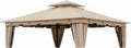 Garden Winds Reinforced RipLock 350 Replacement Canopy Top Cover Compatible with Monterey 10' x 12' Gazebo Model L-GZ215PST-4 - Beige