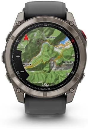 Garmin Fenix 8 Pro 51 mm AMOLED - Multisport Smartwatch, 1.4' Touch Display, Up to 27 Days Battery Life, Maps, 80+ Sports Apps, ECG, Flashlight, LTE Telephony & 24/7 SOS Emergency Call (Subscription