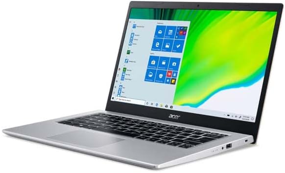 acer Aspire 5 Slim Laptop in Metallic Gold Quad Core Intel i5 up to 4.2GHz 8GB RAM 256GB SSD 14in Full HD Iris Xe Graphics Windows 11 (AS5 - Renewed)