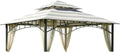 Garden Winds Durable Replacement Canopy Top Cover Compatible with The L-GZ136PST Madaga 10' x 10' Gazebo - Classic Sandstone Gray, 350