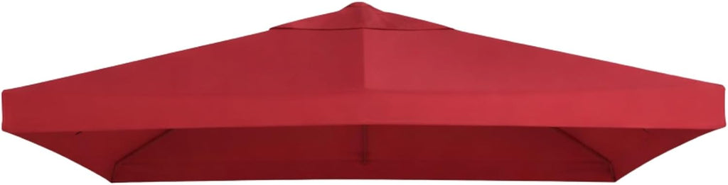 Garden Winds Universal 10' x 10' Single-Tier Replacement Gazebo Canopy – Cinnabar, RipLock 350 Polyester, UV & Water Resistant