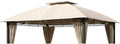 Garden Winds Reinforced Replacement Canopy Top Cover Compatible with Crestfield 11X13 (Models A101017510, A101017511, A111020900) Sunjoy Gazebo - Classic Sand, Riplock 350