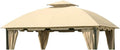 Garden Winds Reinforced Replacement Canopy Top Cover Compatible with The L-GZ215PST-A, L-GZ659PST, 810138517, 810046339, A111011500 South Hampton 11' x 13' Gazebo - Classic Sand, RipLock 350
