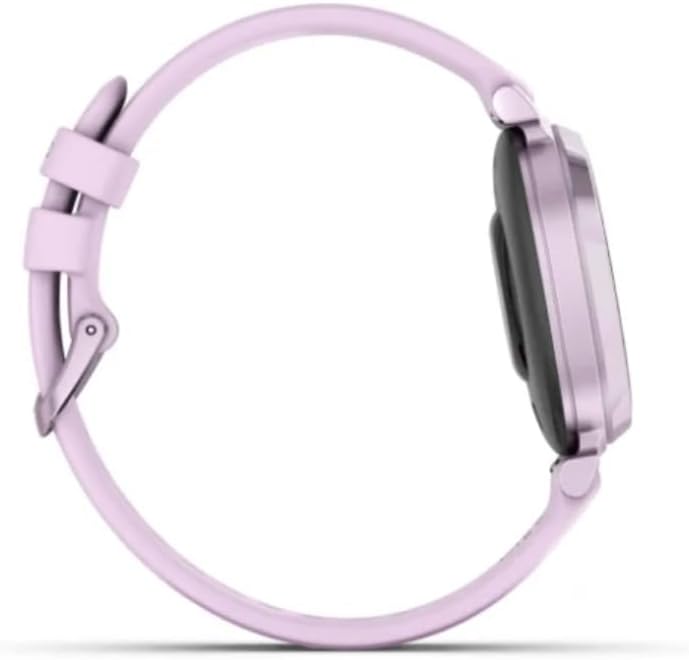 Garmin Lily 2, Small and Stylish Smartwatch, Hidden Display, Patterned Lens, Up to 5 Days Battery Life, Lilac
