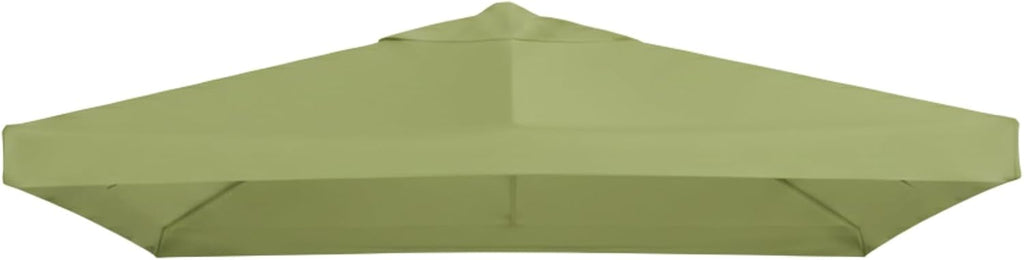 Garden Winds Universal 10' x 10' Single-Tier Replacement Gazebo Canopy – Sage Green, RipLock 350 Polyester, UV & Water Resistant