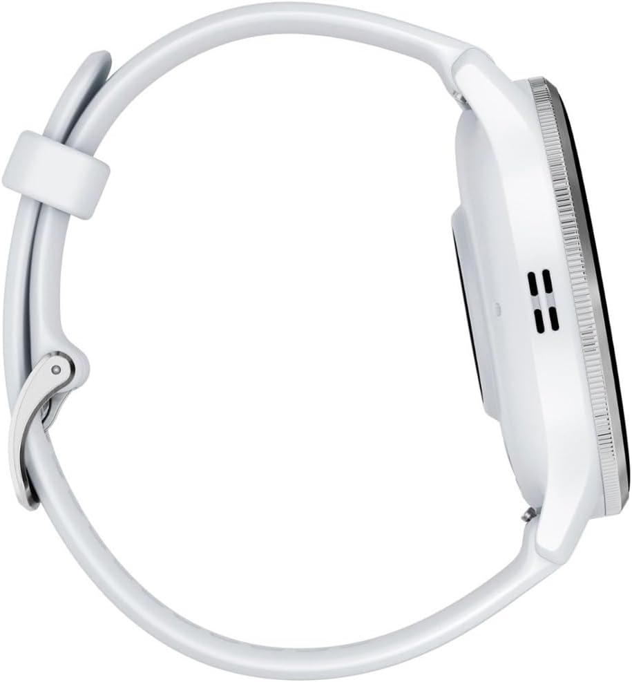 Garmin 010-N2784-00 Venu 3 Health Fitness GPS Smartwatch Silver Bezel/Whitestone Band(45mm) Refurbished Bundle with 2 YR CPS Enhanced Protection Pack