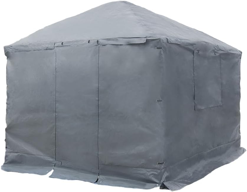 Sojag Universal Winter Cover for Gazebos, 10 ft. x 12 ft., Gazebo Accessories, Gray