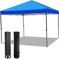 COBIZI 13x26 Heavy Duty Pop Up Canopy Tent with 6 Sidewalls, Commercial Gazebo Party Tent with Mosquito Netting Wall Easy Set Up Outdoor Instant Screen Canopy for Backyard, Patio, Garden, Blue