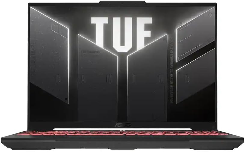 ASUS TUF A16 Gaming Laptop, 2025, 16' 1920x1200 144Hz, AMD 6-Core Ryzen 7 7445HS, NVIDIA GeForce RTX 4050, 32GB DDR5, 1TB SSD, Win11 Home, RGB Backlit KB, Wi-Fi 6, BT 5.3, 720p Camera, Mecha Gray