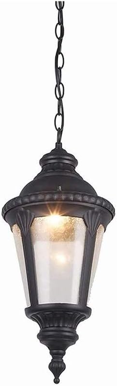 Outdoor IP54 Waterproof Chandelier, Aluminum, Suitable for Villa Balcony, Stair, Porch, Pavilion, Garden Decoration Lamps, Lighting Chandelier, Black Flush Mount Light