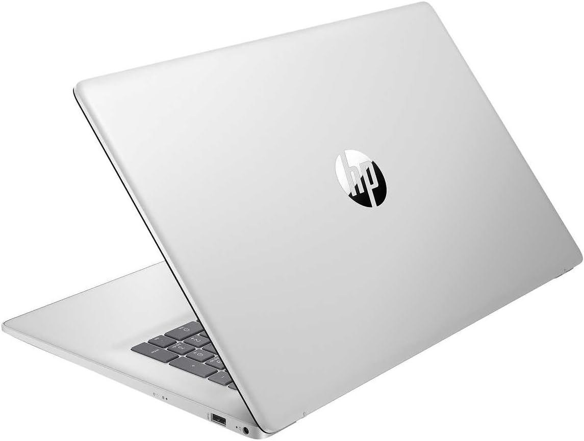 HP 2023 17 Laptop, 17.3 Inch FHD Anti-Glare Display, 13th Gen Intel 10-Core i5-1335U(Beat i7-1255U), 16GB RAM, 512GB SSD, Intel Iris Xe Graphics, Backlit Keyboard, Windows 11 Home, Silver