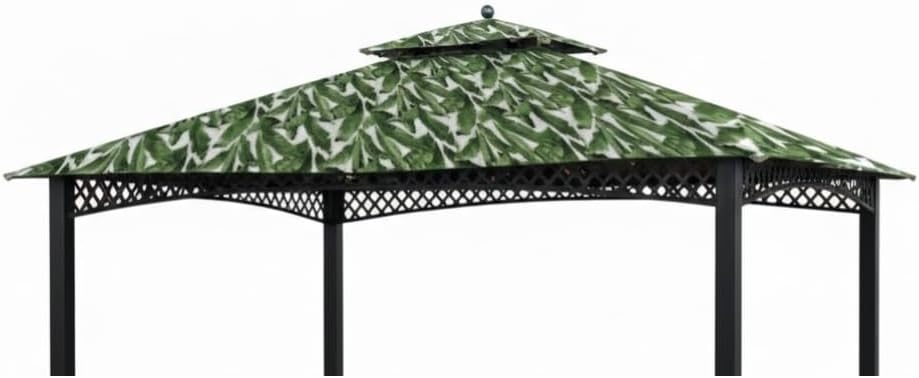 Garden Winds Durable 350 Replacement Canopy Top Compatible with Windsor Dome 10' x 12' Gazebo Models L-GZ717PST-C, A111001701 - Palm