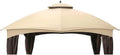 Garden Winds Durable Replacement Canopy Top Cover Compatible with The GF-12S004B, TPGAZ17-002 Allen Roth 10' x 12' Gazebo - Classic Sand, 350