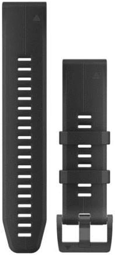 Garmin QuickFit 22 Watch Band - Black Leather