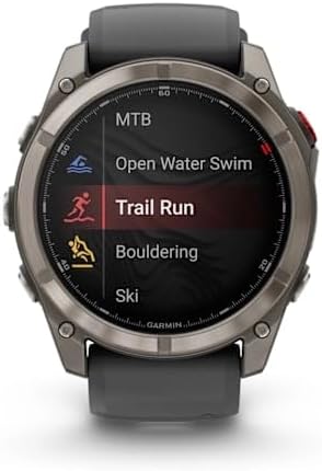 Garmin Fenix 8 Pro 51 mm AMOLED - Multisport Smartwatch, 1.4' Touch Display, Up to 27 Days Battery Life, Maps, 80+ Sports Apps, ECG, Flashlight, LTE Telephony & 24/7 SOS Emergency Call (Subscription