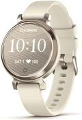 Garmin Lily 2, Small and Stylish Smartwatch, Hidden Display, Patterned Lens, Up to 5 Days Battery Life, Coconut