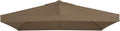 Garden Winds Universal 10' x 10' Single-Tier Replacement Gazebo Canopy – Nutmeg, RipLock 350 Polyester, UV & Water Resistant