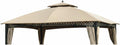 Garden Winds Durable Replacement Canopy Top Cover Compatible with The L-GZ717PST-C, A111001701 Windsor Dome 10' x 12' Gazebo - Classic Sand, RipLock 350