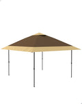 Garvee 12x12 ft Pop Up Gazebo,Canopy Tent on Clearance,Outdoor Patio Gazebo,Tent for Party,Wedding,Outdoor Dining,Backyard(Khaki+Light Khaki)