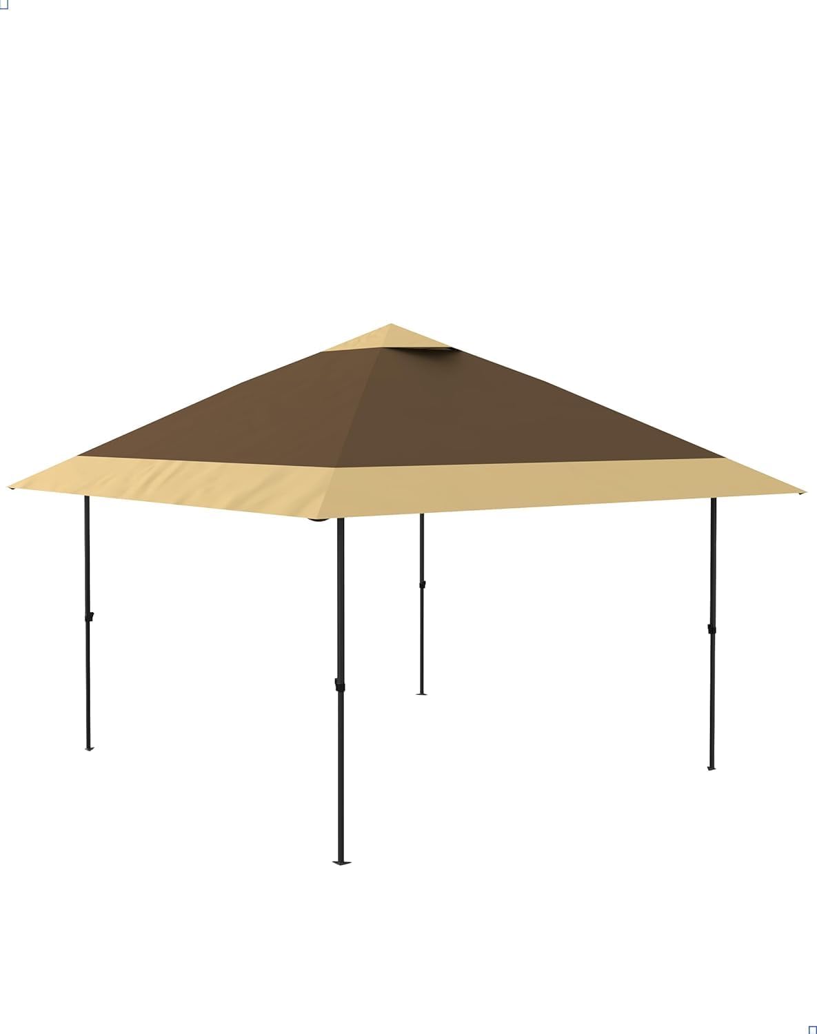 Garvee 12x12 ft Pop Up Gazebo,Canopy Tent on Clearance,Outdoor Patio Gazebo,Tent for Party,Wedding,Outdoor Dining,Backyard(Khaki+Light Khaki)