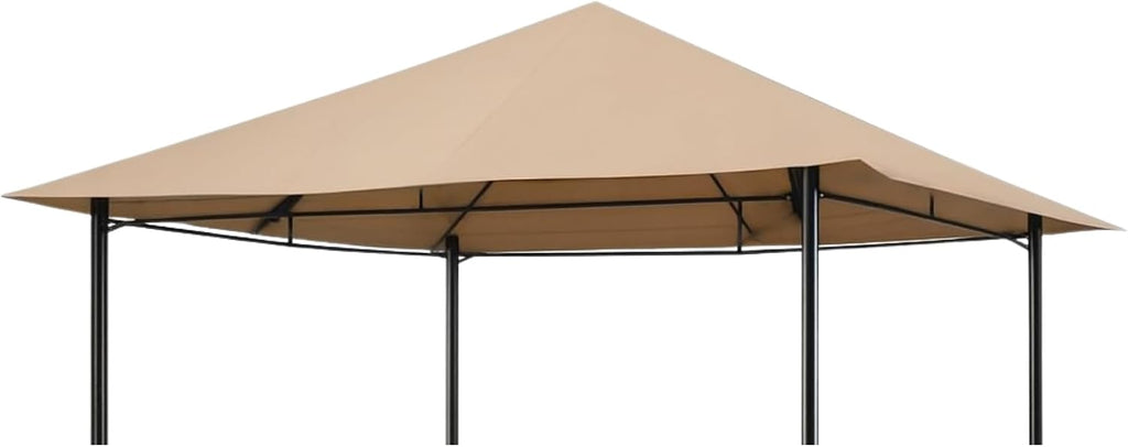 Garden Winds Reinforced RipLock 350 Replacement Canopy Top Cover Compatible with MasterCanopy, AbcCanopy, Cooshade 10' x 10' Single Tiered Gazebo Model TYP31-11 * 11FT38TY - Beige