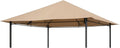 Garden Winds Reinforced RipLock 350 Replacement Canopy Top Cover Compatible with MasterCanopy, AbcCanopy, Cooshade 10' x 10' Single Tiered Gazebo Model TYP31-11 * 11FT38TY - Beige