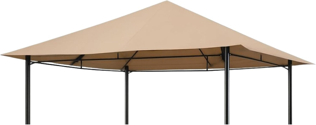 Garden Winds Reinforced RipLock 350 Replacement Canopy Top Cover Compatible with MasterCanopy, AbcCanopy, Cooshade 10' x 10' Single Tiered Gazebo Model TYP31-11 * 11FT38TY - Beige