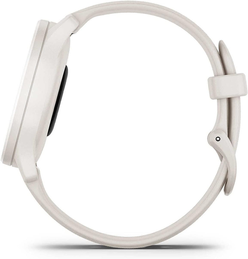 Garmin vivomove Sport, Hybrid Smartwatch, Health and Wellness Features, Touchscreen, White