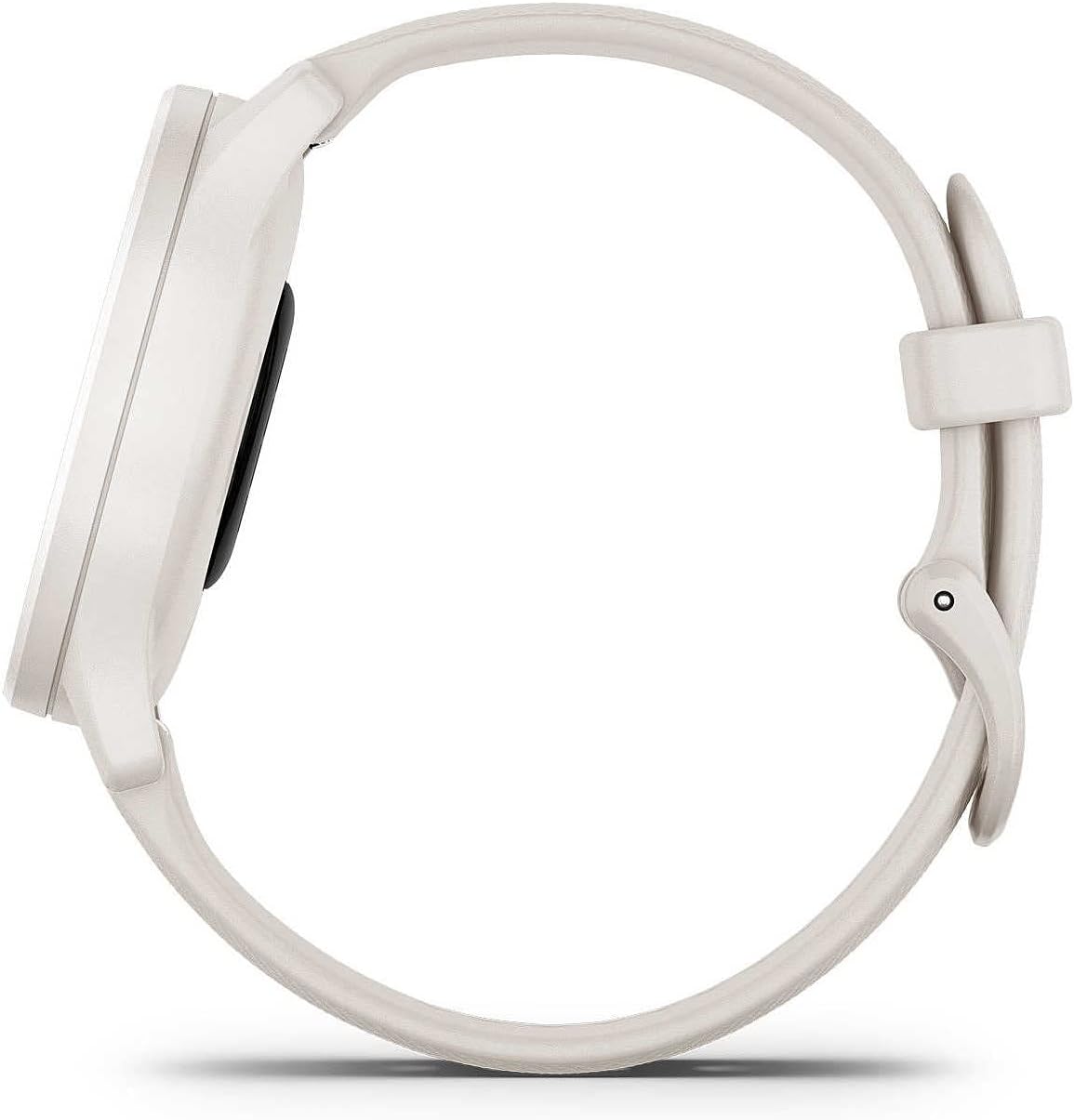 Garmin vivomove Sport, Hybrid Smartwatch, Health and Wellness Features, Touchscreen, White