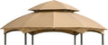Garden Winds Durable 350 Replacement Canopy Top Compatible with Heritage 12' x 12' Hexagon Gazebo Models L-GZ793PST-E, A101011800 - Beige