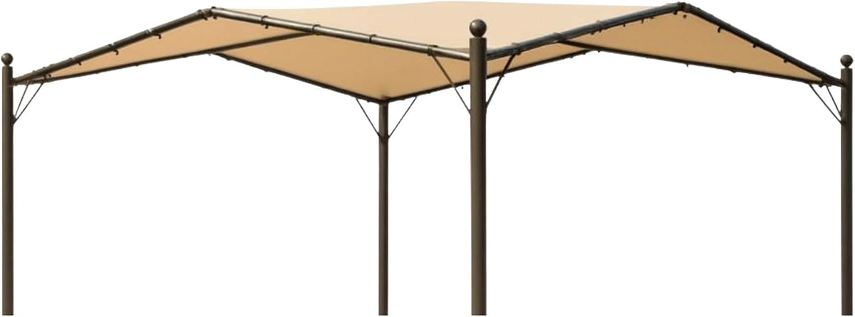 Garden Winds Reinforced Replacement Canopy Top Cover Compatible with The TPGAZ2005 Member's Mark 13' x 13' Butterfly Pavillion - Classic Sand, Riplock 500