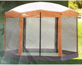 Garden Winds Reinforced RipLock 350 Replacement Canopy Top Cover Compatible with Coleman Hex 10' x 12' Gazebo Model 2000013063 – Beige