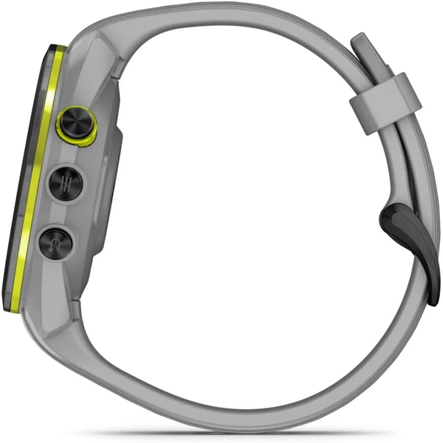 Garmin Approach S70 42MM Gray- Fitness Tracker Golf GPS Premium Smartwatch for Men, Lightweight Touchscreen AMOLED Display and Pre-Loaded Courses Bundle with Air Pro TWS Truly Wireless Earbuds -