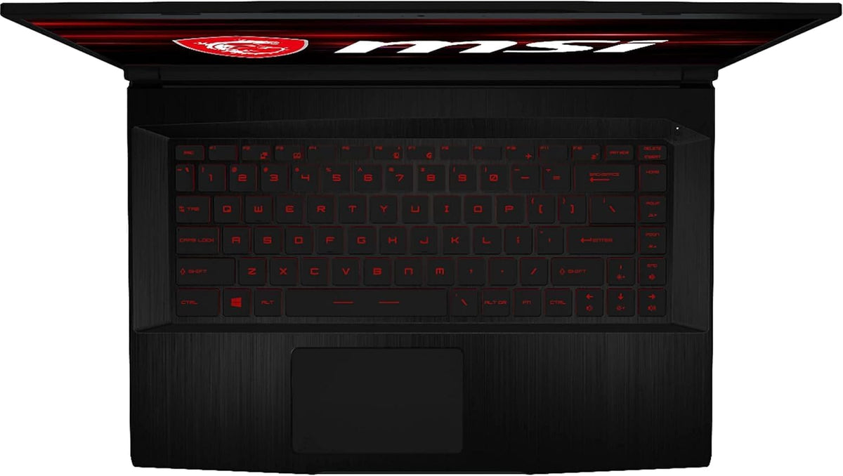 MSI GF63 Thin Gaming Laptop, 15.6' FHD 144Hz, Intel i5-11400H, RTX 3050, 16GB RAM, 512GB NVMe SSD, Windows 11, Aluminum Black