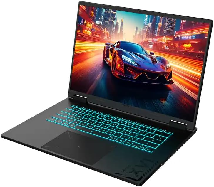GIGABYTE A16 Gaming Laptop: 16' WUXGA 1920x1200 165Hz • 13th Generation Intel Core i7-13620H • 64 GB DDR5 SDRAM • 2 TB NVMe SSD • W11P • Wi-Fi 6E HD Audio NVIDIA GeForce RTX 4050