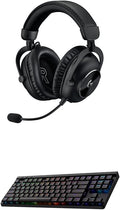 Logitech G Pro X 2 Lightspeed Wireless Gaming Headset + G515 TKL Wireless Gaming Keyboard Bundle (Tactile) - Black