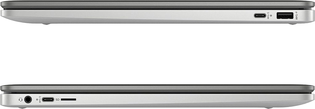 HP 15.6 HD Premium Chromebook, Intel Celeron N Processor 3.7GHz Turbo Speed, 8GB Ram, 64GB SSD, Ultra-Fast WiFi Up to 1700 Mbps, Chrome OS, Arctic Sliver