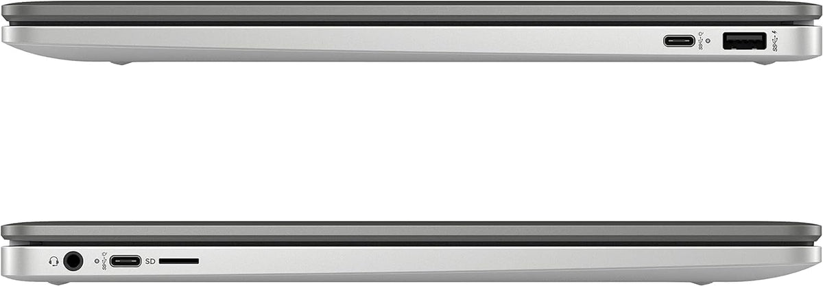 HP 15.6 HD Premium Chromebook, Intel Celeron N Processor 3.7GHz Turbo Speed, 8GB Ram, 64GB SSD, Ultra-Fast WiFi Up to 1700 Mbps, Chrome OS, Arctic Sliver