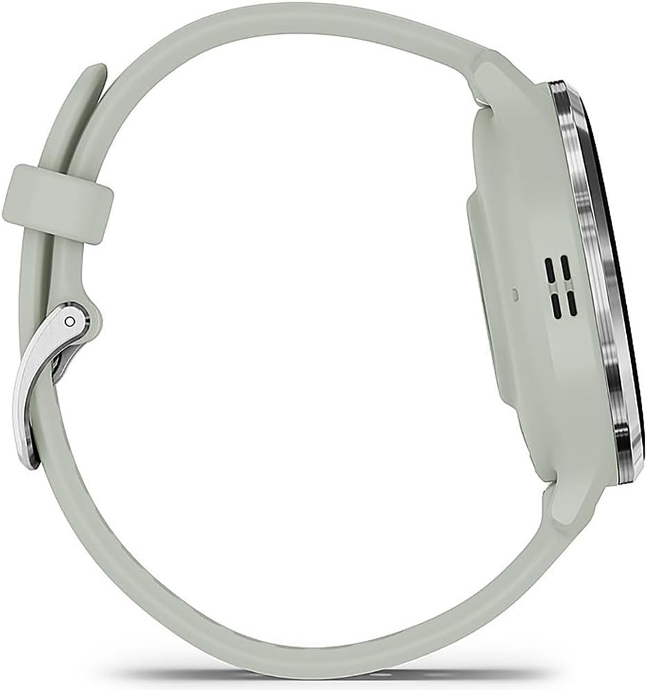 Garmin 010-N2785-01 Venu 3S Health Fitness GPS Smartwatch Silver Bezel/Gray Band (41mm) Refurbished Bundle with 2 YR CPS Enhanced Protection Pack