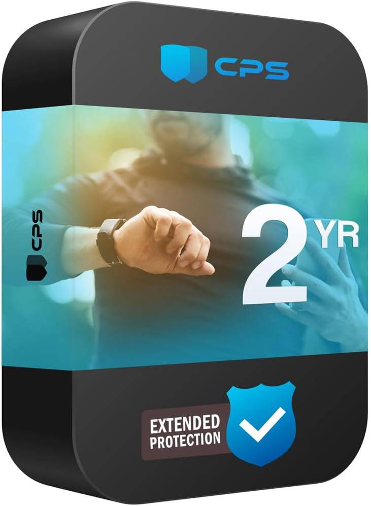 Garmin 010-02862-10 Vivoactive 5 Fitness Smartwatch, Black | Official USA Partner Model | Bundle with Deco Essentials 2-Pack Screen Protector and 2 YR CPS Enhanced Protection Pack