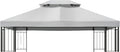 Garden Winds Reinforced Replacement Canopy Top Cover Compatible with The MSD236247917053 Mainstays 10' x 12' Easy Assembly Gazebo - Classic Stone, Riplock 350