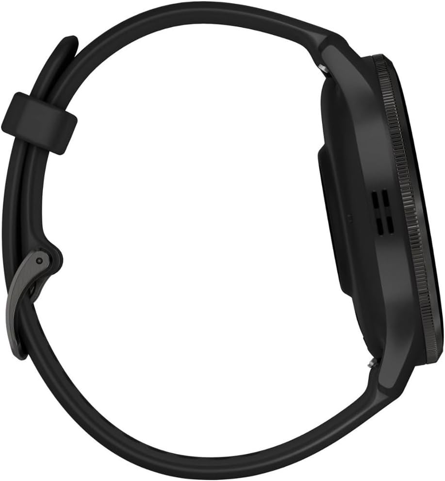 Garmin 010-N2784-01 Venu 3 Health and Fitness GPS Smartwatch Slate Bezel/Black Band (45mm) Refurbished Bundle with 2 YR CPS Enhanced Protection Pack