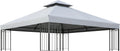 Garden Winds Reinforced Replacement Canopy Top Cover Compatible with The MS10-301-004-01 Mainstays 2020 Easy Assembly 10' x 10' Gazebo – Classic Stone, Riplock 350