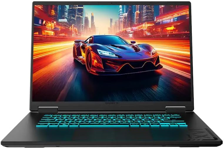 GIGABYTE A16 Gaming Laptop: 16' WUXGA 1920x1200 165Hz • 13th Generation Intel Core i7-13620H • 48 GB DDR5 SDRAM • 4 TB NVMe SSD • W11H • Wi-Fi 6E HD Audio NVIDIA GeForce RTX 4050