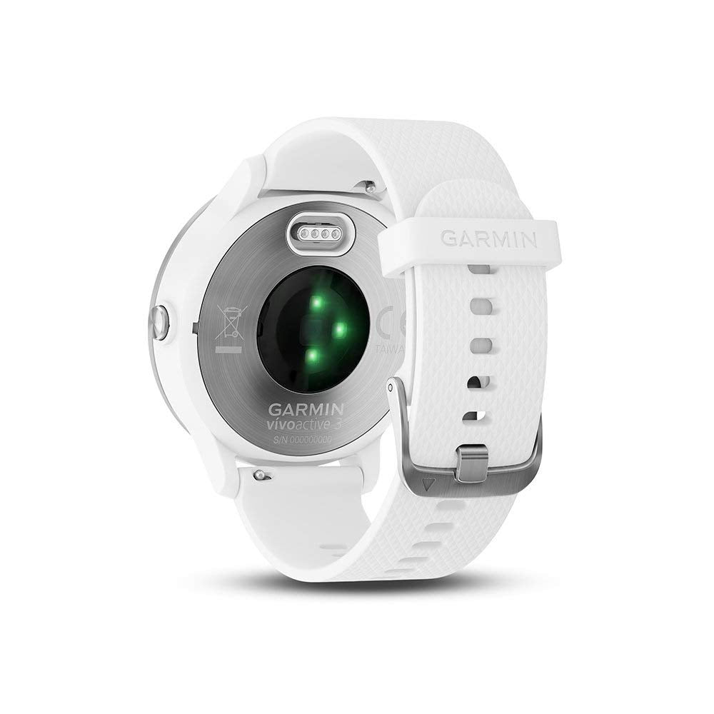 GARMIN - Smartwatch GARMIN Vivoactive 3 1,2' GPS Waterproof 5 ATM Glonass White Stainless steel (Renewed)