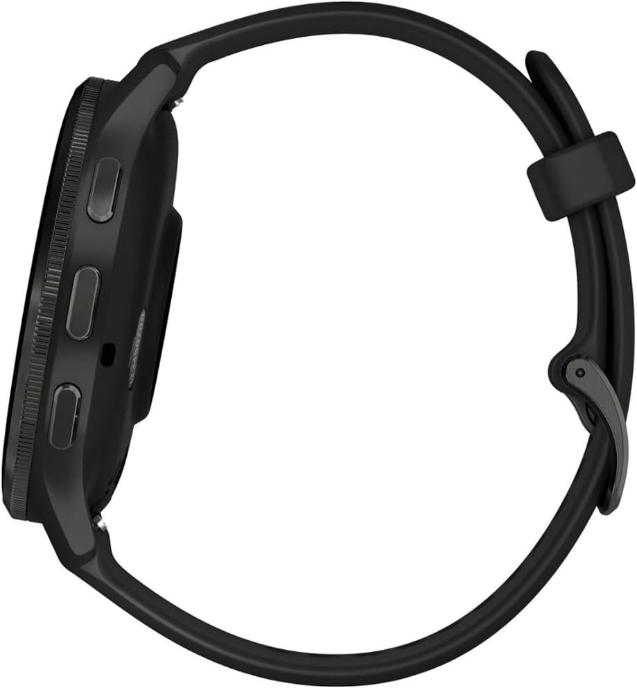 Garmin 010-N2784-01 Venu 3 Health and Fitness GPS Smartwatch Slate Bezel/Black Band (45mm) Refurbished Bundle with 2 YR CPS Enhanced Protection Pack