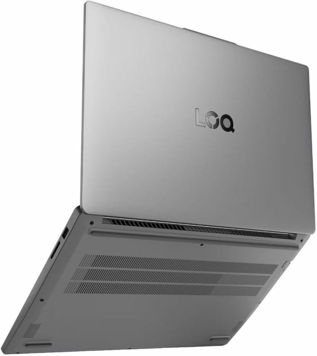 Lenovo LOQ Essential 15.6' FHD 144Hz Gaming Laptop, Intel Core i5-12450HX (8 Cores, 12 Threads), 16GB DDR5, 1TB SSD, GeForce RTX 3050, HDMI, Wi-Fi 6, Bluetooth, Card Reader, Windows 11, Luna Grey