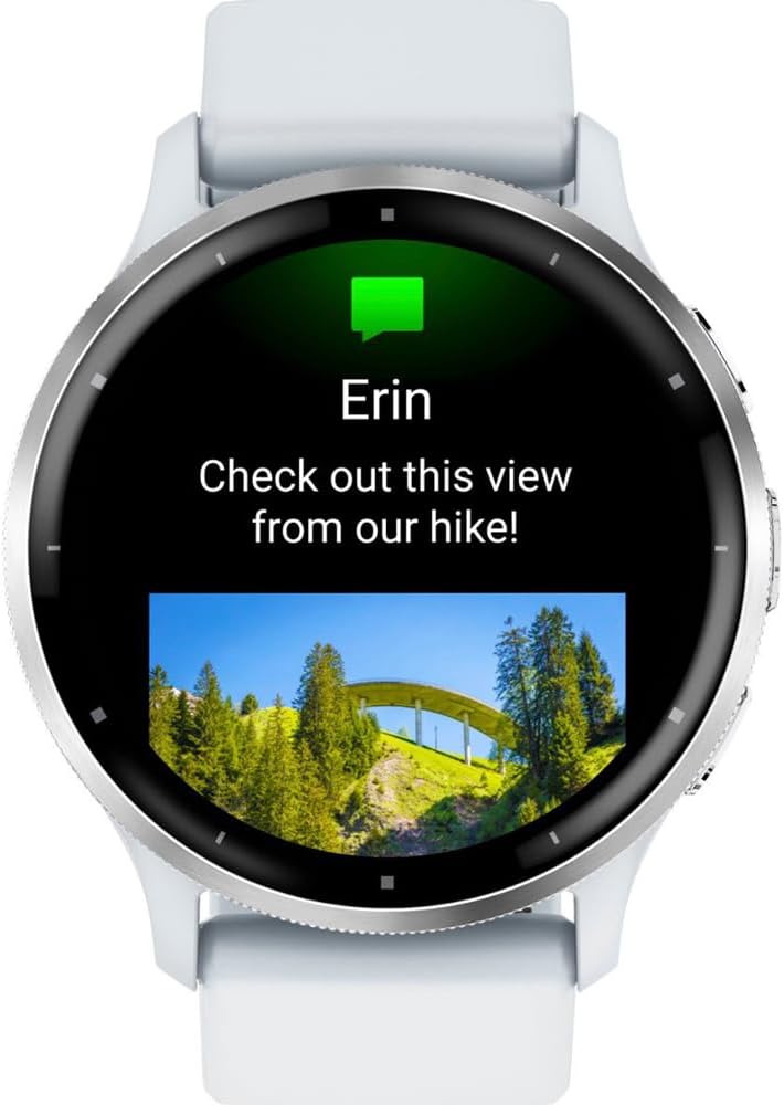 Garmin Venu 3 Health Fitness GPS Smartwatch Silver Steel Bezel & Whitestone Case (45mm) | Official USA Partner Model | Bundle 010-02784-00 with 2 YR CPS Enhanced Protection Pack