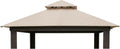 Garden Winds Heavy Duty Reinforced RipLock 500 Replacement Canopy Top Cover Compatible with Elite Shade USA 12' x 12' Gazebo Model X002045IRZ - Beige